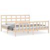 vidaXL sengeramme uden madras 160x200 cm massivt fyrretr&aelig;