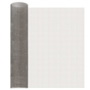 vidaXL Netsk&aelig;rm 60 x 500 cm 3 Mesh Rustfrit st&aring;l 201 S&oslash;lv