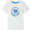 T-shirt til b&oslash;rn str. 92 ecrufarvet
