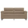 vidaXL 2-personers sofa 140 cm kunstl&aelig;der cappuccino