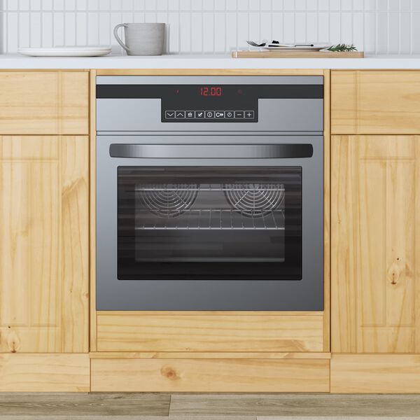 vidaXL Kabinet Honning 60 x 46 x 81,5 cm Massiv fyrretræ