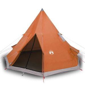 vidaXL 4-personers campingtelt vandt&aelig;t orange