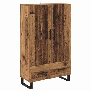 vidaXL Highboard Gammelt tr&aelig; 69,5 x 30 x 115 cm Konstrueret tr&aelig;
