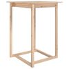 vidaXL barbord 80x80x110 cm massivt fyrretr&aelig;