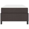 vidaXL Box spring seng M&oslash;rk Brun 80 x 200 cm Stof