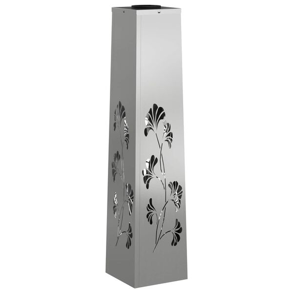 vidaXL Solar LED sti lys 2 pcs Rusten Galvaniseret