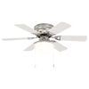 vidaXL Loftfanne med lys &Oslash; 82 cm Hvid