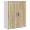 vidaXL V&aelig;gskab PORTO Sonoma eg 80 x 31 x 100 cm Konstrueret tr&aelig;