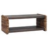 vidaXL Sofabord Naturfarvet 90 x 45 x 35 cm Massiv Mahogni