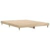vidaXL sengeramme 140x200 cm uden madras konstrueret tr&aelig; sonoma-eg