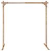 vidaXL Bryllupsbue Lys Brun 225 x 95 x 226 cm Massivt fyrretr&aelig;