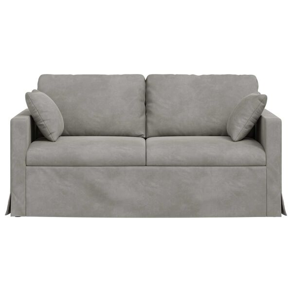 vidaXL Sofa Lysegr&aring; Samlede dimensioner: 158 x 78 x 80 cm (B x D x H)