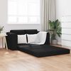 vidaXL Sovesofa 60cm Sort Stof
