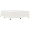 vidaXL Box spring seng Creme og hvid 180 x 200 cm Velourstof