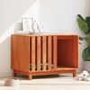 vidaXL Hundehus Voks brun 90 x 60 x 67 cm Massiv fyrretr&aelig;