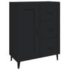 vidaXL sk&aelig;nk 69,5x34x90 cm konstrueret tr&aelig; sort