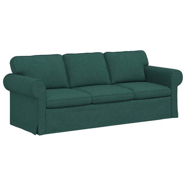 vidaXL Sofa M&oslash;rkegr&oslash;n