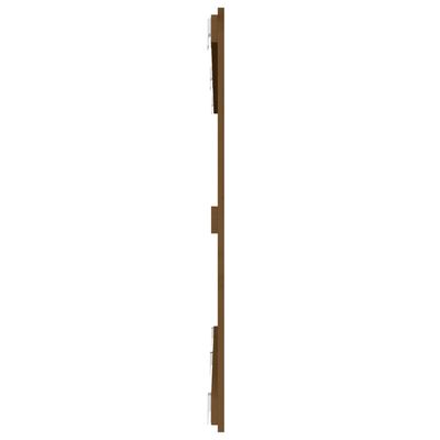 vidaXL sengegavl 159,5x3x90 cm massivt fyrretræ gyldenbrun