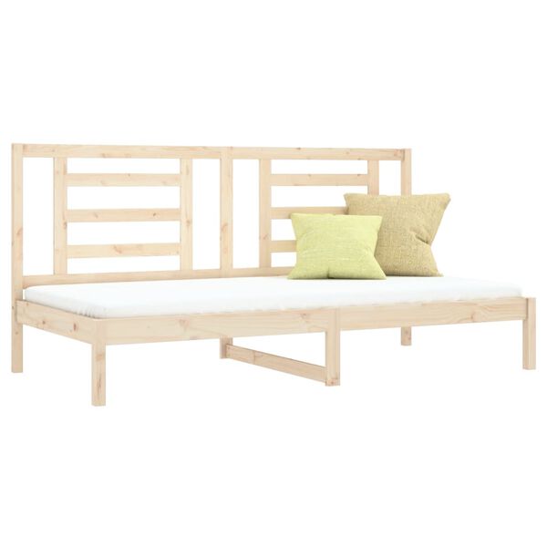 vidaXL daybed uden madras 80x200 cm massivt fyrretr&aelig;