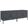 vidaXL tv-borde 2 stk. 68x39x50,5 cm st&aring;l antracitgr&aring;