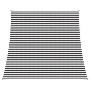 vidaXL Solsejl Rektangul&aelig;r 4/5 x 4 m HDPE Anthracit og hvid