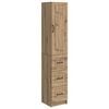 vidaXL Skab S&aelig;t 2 stk. 33 x 34,5 x 87 cm Konstrueret tr&aelig; Artisan-eg