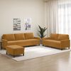 vidaXL sofas&aelig;t 3 dele med hynder velour brun