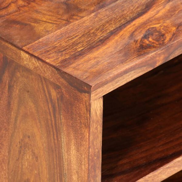 vidaXL tv-skab 140x30x35 cm massivt træ