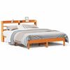 vidaXL sengeramme uden madras 160x200 cm massivt fyrretr&aelig; gyldenbrun