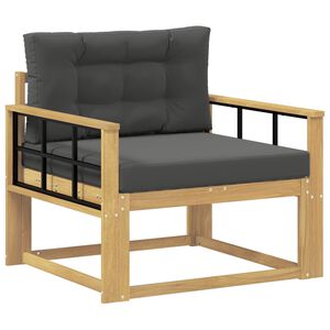 vidaXL Udend&oslash;rs Mellem Sofa Polyester Hvid