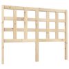 vidaXL sengeg&aelig;rde 125,5x4x100 cm massivt fyrretr&aelig;
