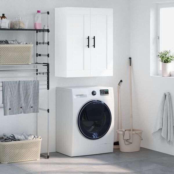 vidaXL v&aelig;gskab 69,5x34x90 cm konstrueret tr&aelig; hvid