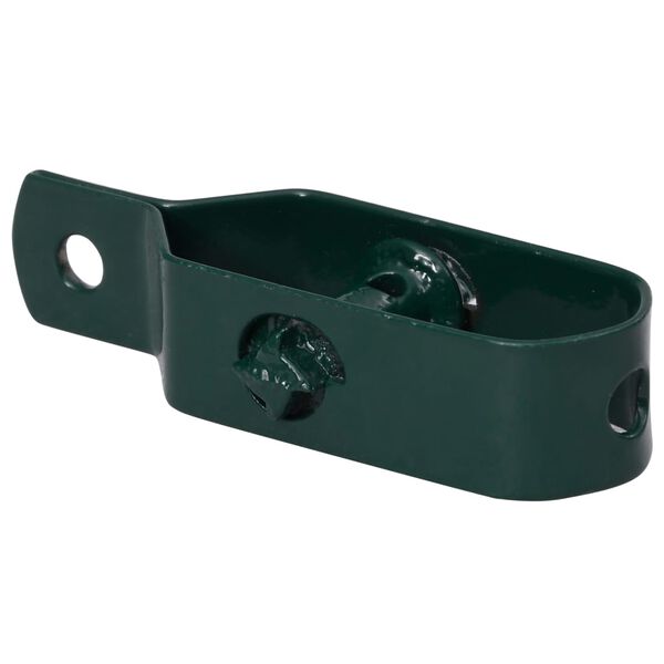 vidaXL hegnstr&aring;dstrammere 250 stk. 90 mm st&aring;l gr&oslash;n