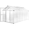 vidaXL drivhus 362x190x195 cm 13,41 m&sup3; aluminium
