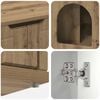 vidaXL Kat Hus Artisan eg 85 x 55 x 50,5 cm Konstrueret tr&aelig;