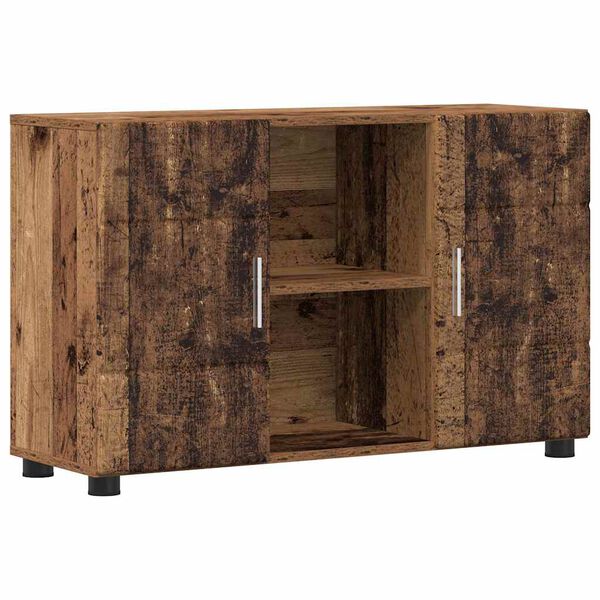 vidaXL Sideboard med hylde FLORIN Gammelt tr&aelig; 88,5 x 30,5 x 55,5 cm