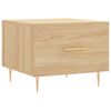 vidaXL sofabord 50x50x40 cm konstrueret tr&aelig; sonoma egetr&aelig;sfarve