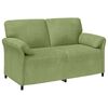 vidaXL 2-personers sofa Lys gr&oslash;n 158 x 83 x 95 cm Fl&oslash;jl