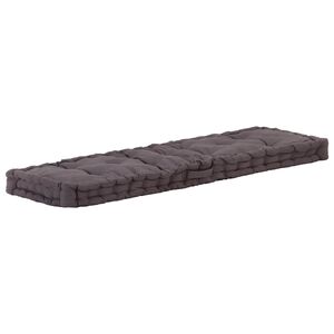 vidaXL hynde til pallesofa 120x40x7 cm antracitgr&aring;