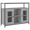 vidaXL sk&aelig;nk 100x35x80 cm konstrueret tr&aelig; gr&aring; sonoma-eg
