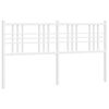 vidaXL udskiftningsgavl 160 cm metal hvid