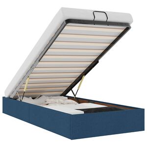 vidaXL osmannisk sengeramme uden madras 100x200cm stof bl&aring;