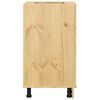 vidaXL Kabinet SKI HonningBrun 40 x 46 x 81 cm Massiv fyrretr&aelig;