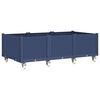 vidaXL plantekasse med hjul 150x80x54 cm PP bl&aring;gr&aring;