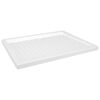 vidaXL Brusebunde 80 x 100 x 4 cm ABS