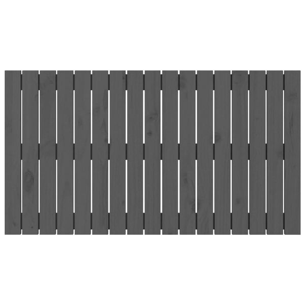 vidaXL sengegavl 108x3x60 cm massivt fyrretr&aelig; gr&aring;