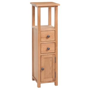 vidaXL hj&oslash;rneskab 26 x 26 x 94 cm massivt egetr&aelig;
