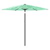 vidaXL haveparasol med st&aring;lstang 268x268x226 cm gr&oslash;n