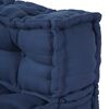 vidaXL Modulsofa 4 pcs Indigo Stof