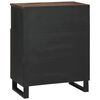 vidaXL Sideboard Brun 60 x 33 x 75 cm Massivt mangotr&aelig;